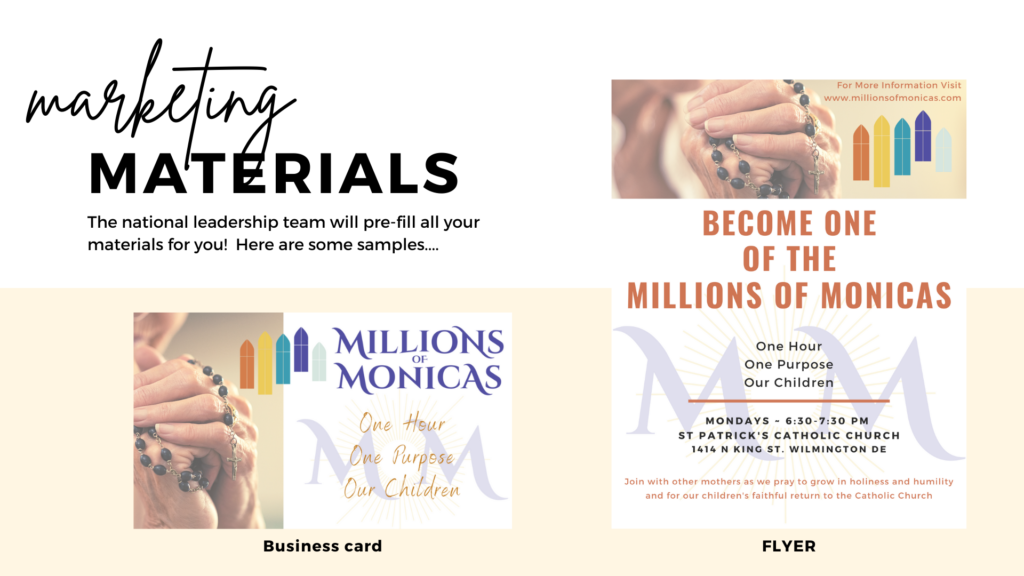 Millions of Monicas business card