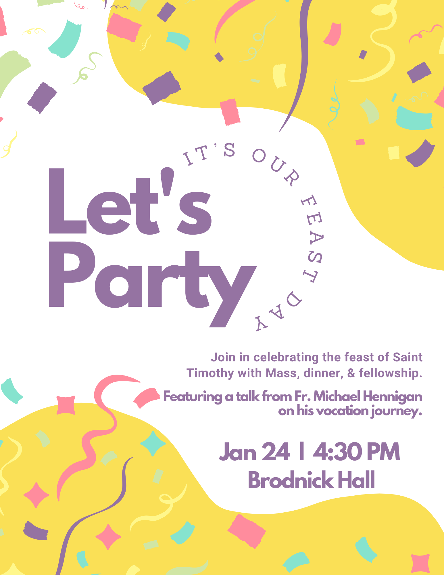 st tim feast day celeb Full Page Saint Timothy Feast Day Celebration Flier