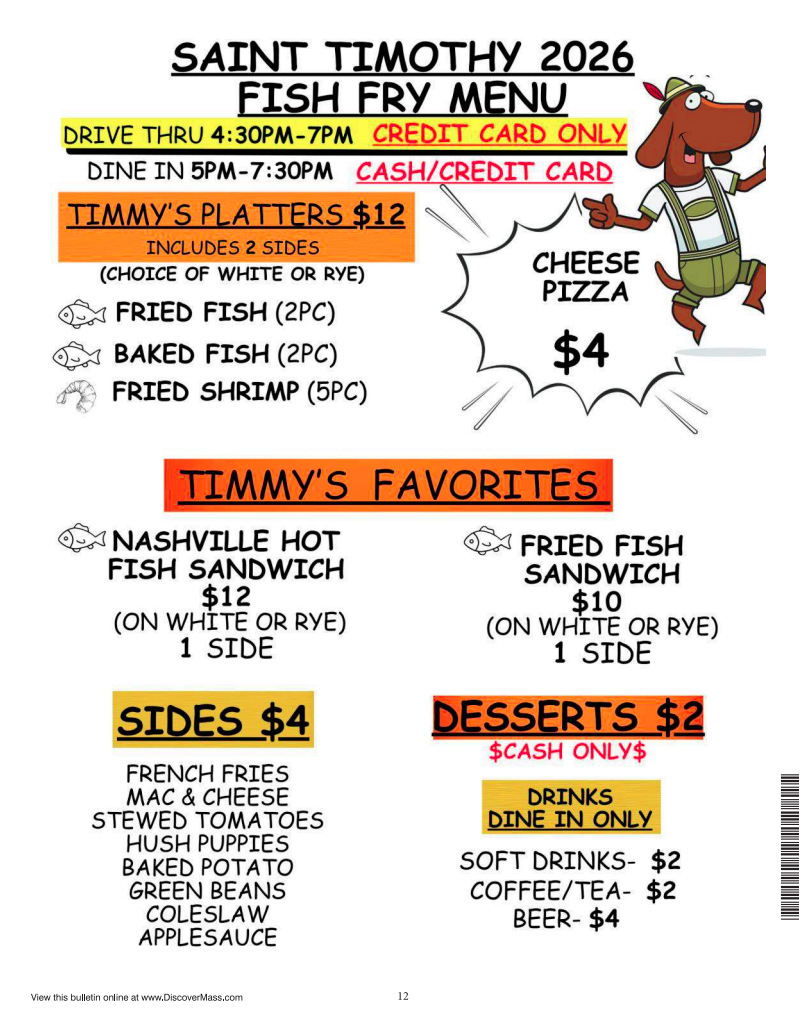 Fish Fry Flier Fish Fry Flier