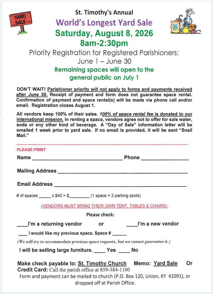 World's Longest Yardsale
