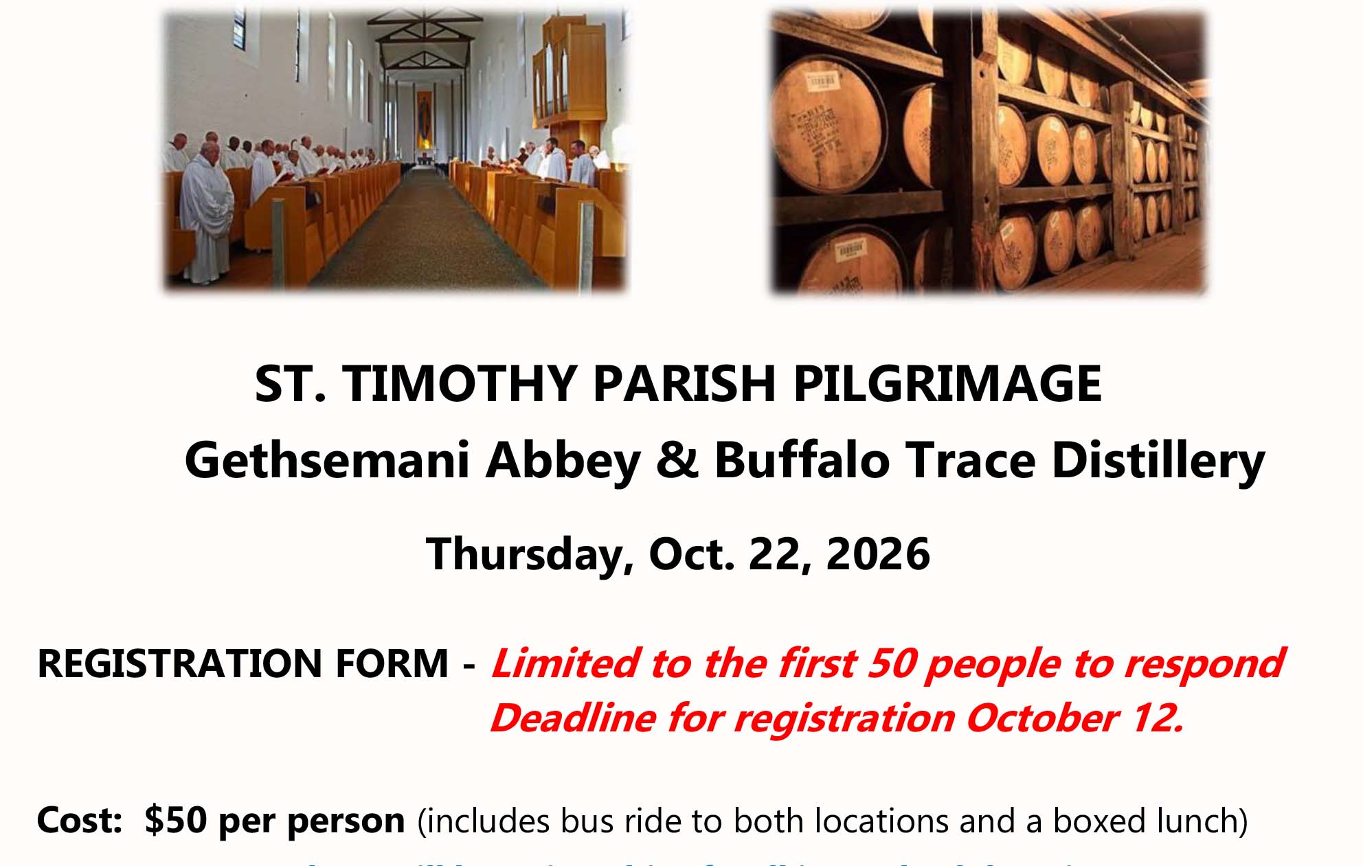 Gethsemani Pilgrimage Graphic