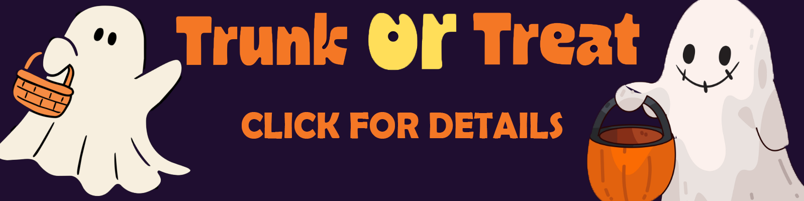 TRUNK OR TREAT Trunk or Treat Banner